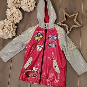 Disney Boys lightening McQueen rain jacket
